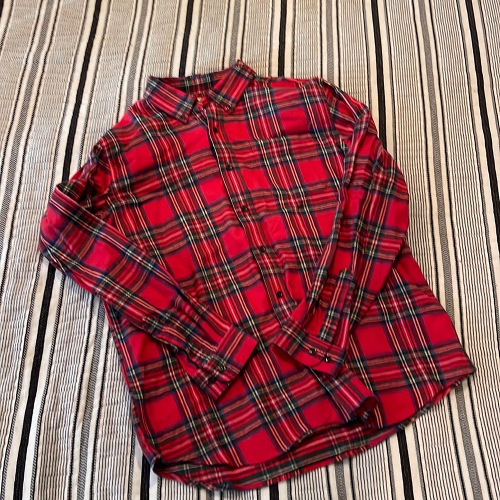 L.L.Bean Flannel Plaid Shirt